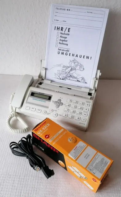 Faxgerät Sharp UX-P710, gebraucht und gut erhalten, vom Händler, Farbfilm Neu