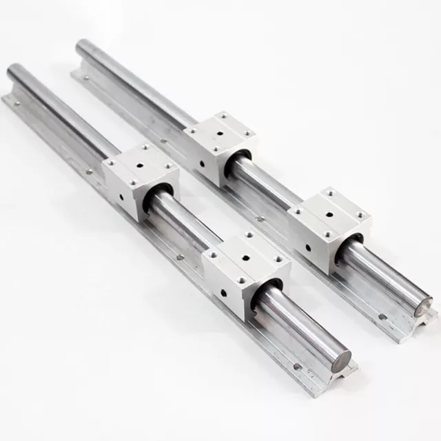 2x SBR20 Linearführung Gleitführung Welle 800/1000mm & 4x SBR20UU Linearblock