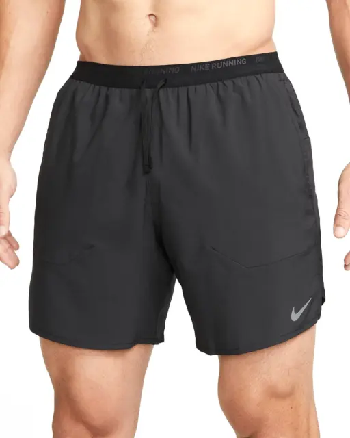 Nike Mens Dri-Fit 7" Stride Running Shorts in Black, Different Sizes, DM4761-010 3