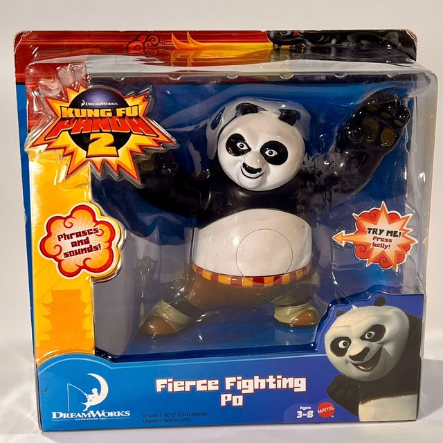 NEW MATTEL KUNG Fu Panda 2 Fierce Fighting Po Dreamworks Action Figure