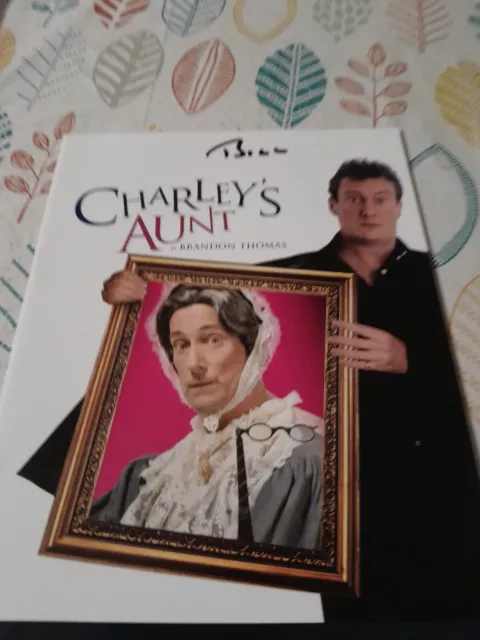 Stephen Tomkinson  signed theatre programe 2007 Charleys  Aunt