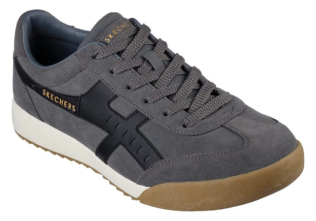 Skechers men's zinger suede retro on sale trainer