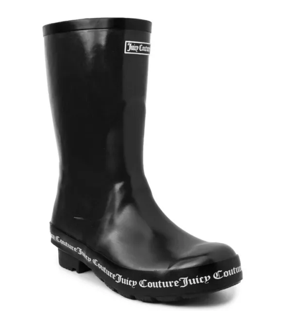 Brand New Juicy Couture Women’s Totally Logo Rain Boots Size 10 2