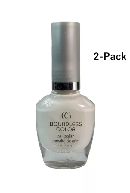 2-Pack COVERGIRL Boundless Couleur Base Manteau Ongle Vernis 0.37 Fl OZ - Blanc