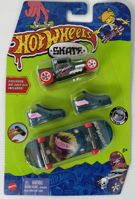 Hot Wheels Skate Dedo Tony Hawk Bright Flight Gnarly Neon 23