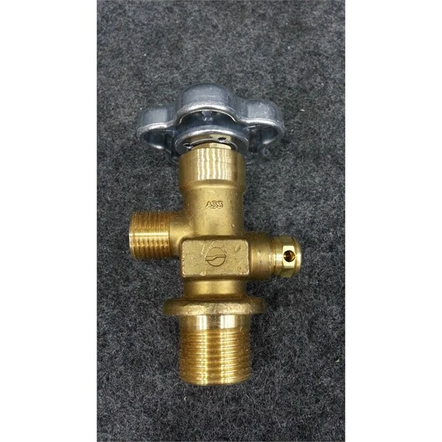 Sherwood Compressed Gas Valve, 3/4"-16 UNF, CGA 540, Brass No Box
