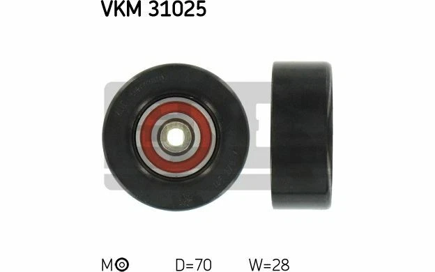 SKF Galet tendeur (courroie d'accessoire) pour VOLKSWAGEN POLO VKM 31025