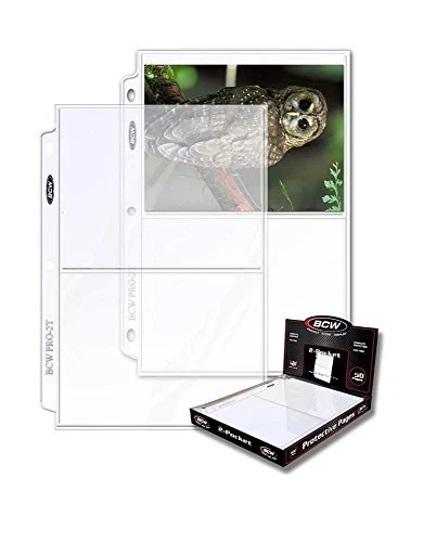 Pro 2-Pocket Photo Pages - 50 ct