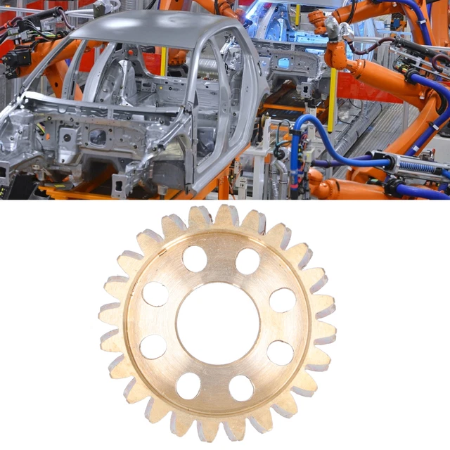 Ruota a verme in ottone resistente 1,5 modulo 1,5 per ingranaggi a motore