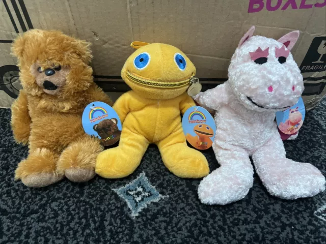 Vintage Rainbow Plush Soft Toy Zippy George And Bungle Whitehouse With Tags