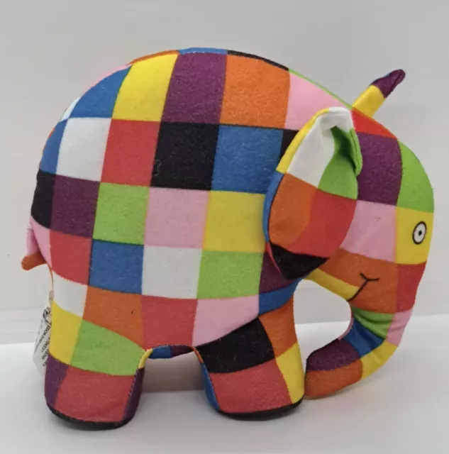 Elmer The Elephant 7" Rainbow Designs Plush Soft Toy Comforter Stuffed Animal