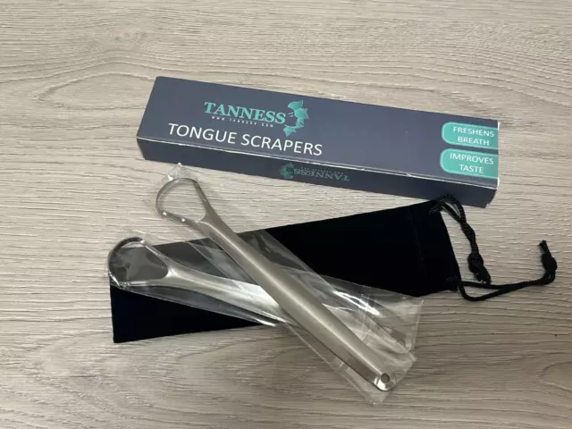 Tongue Scraper Stainless Steel - Twin Pack