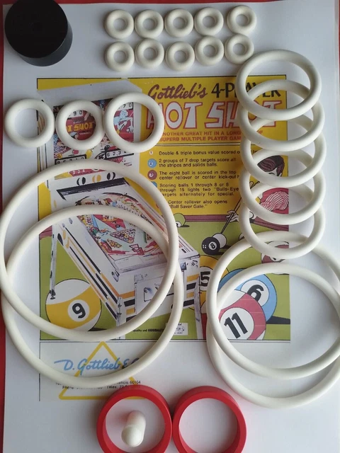 Kit élastiques Pour Flipper TITLE FIGHT 1990 – GOTTLIEB – Pinball Rubber Kit