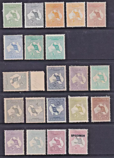 ROOS - *MINT HINGED* CLEARANCE of 21 issues to 10/- SOME FAULTS (CV $5,000+)
