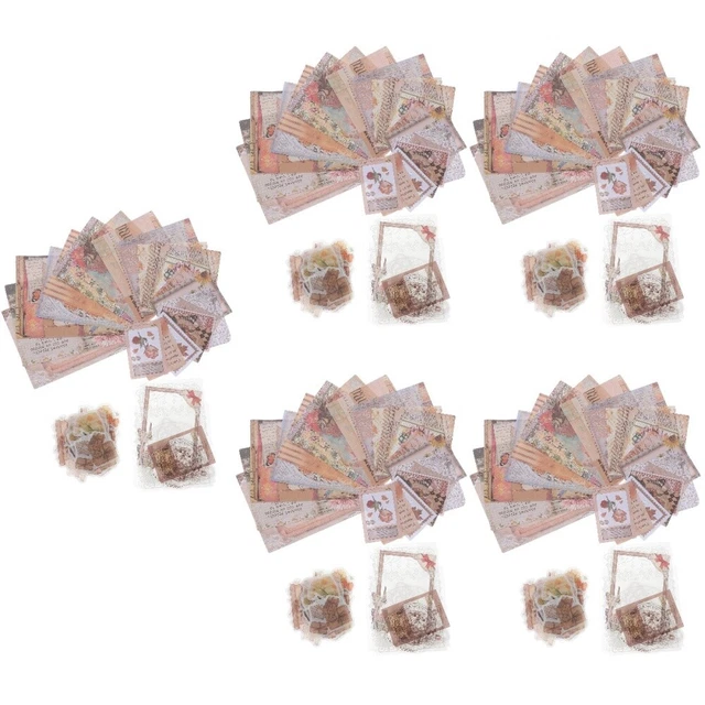 5 Sets von Scrapbooking Supplies Journal DIY Kit Journals Planer Papierästhetisc