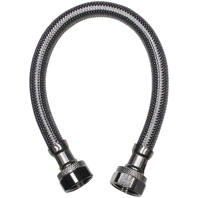 B&K 1/2 In. F X 1/2 In. F X 24 In. L Stainless Steel Faucet Connector 496-014