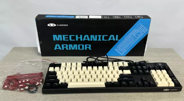 MageGee Mechanical Gaming Keyboard MK-Armor LED Rainbow Backlit and Wired USB