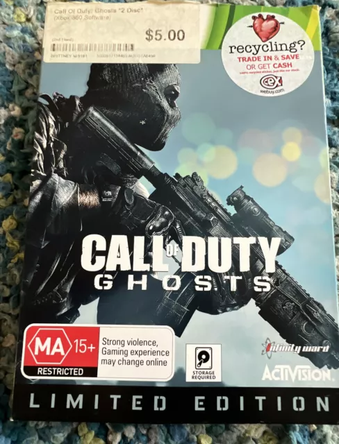 Call of Duty Ghosts [ Limited Edition STEELBOOK ] (XBOX 360) USED