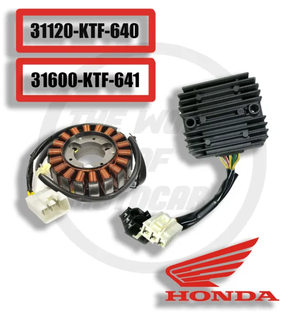 Regolatore/Statore Honda Sh/125 2005-2012 31600-Ktf641 31120-Ktf-640 X Honda Sh