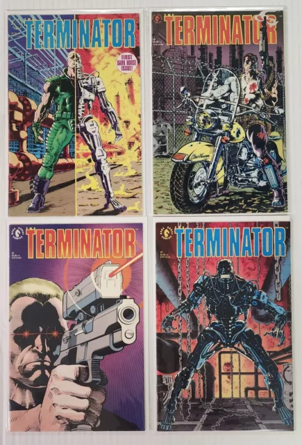 Terminator Vol 1 #1 2 3 4 VF/NM Gems Dark Horse 1990 lot of 4 full set