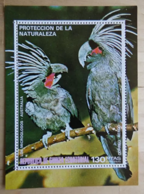 Äquatorialguinea 1974  Vögel Mi Block 149** postfrisch, Mi 6,- €