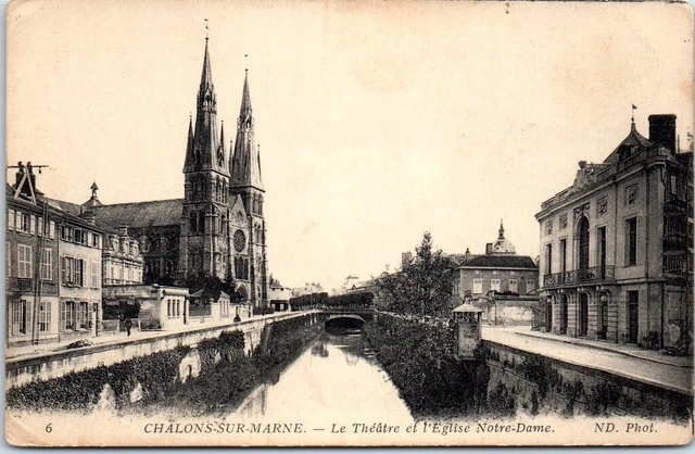 51 CHALONS SUR MARNE carte postale ancienne [REF/47270]