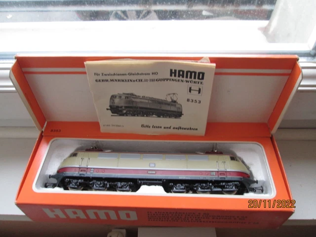 Locomotive électrique MARKLIN/HAMO HO BR111 Deutsche Bahn - 2 Rails - Analogique