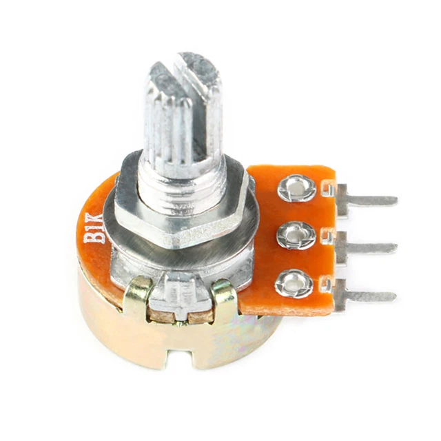 WH148 Linear Mono Potentiometer B1K 2K 5K 10K 20K 50K 250K to 1MΩ/Ohm Shaft 15mm