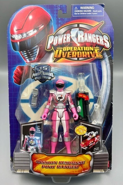 POWER RANGERS OPERATION Overdrive Mission Response Pink Ranger 2007 ...