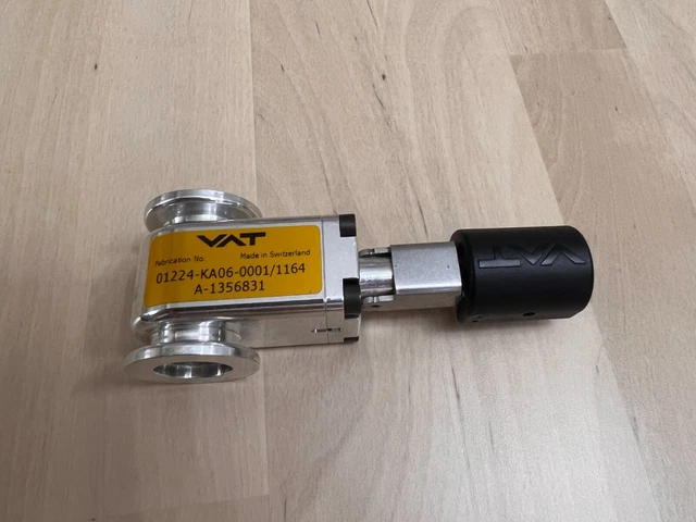 Used: Vat 01224-KA06-0001 KF-16 Mini Vacuum Gate Valve