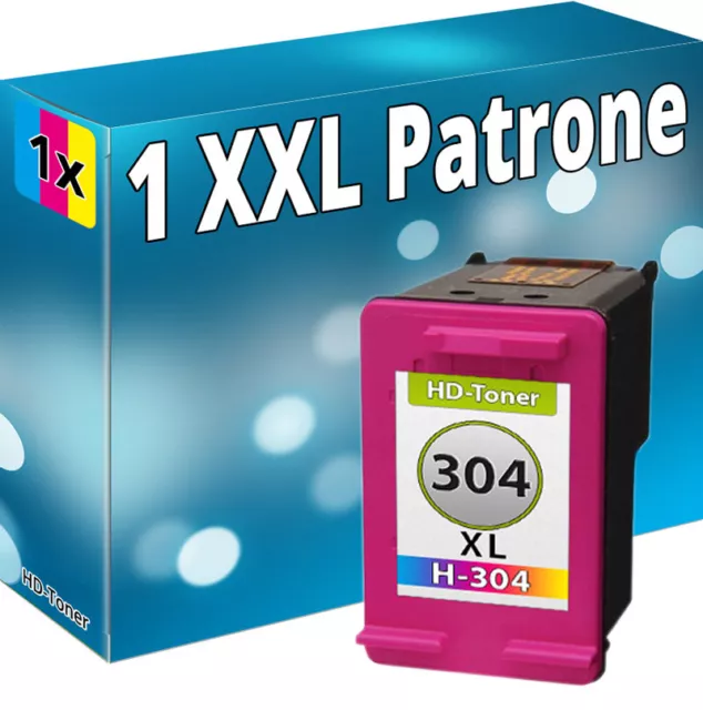 1x Inchiostro Cartucce per HP 304 XL Deskjet 2620 2630 2633 3700 3720 3730