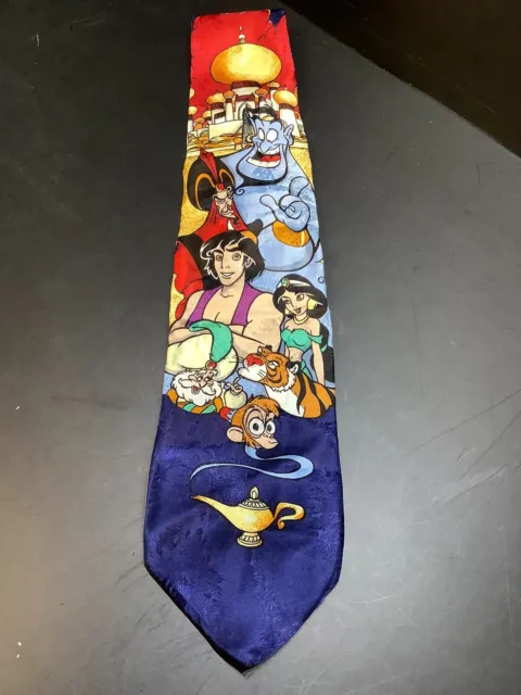 Disney Aladdin Tie Collectable Mens Novelty Genie Jafar Lamp Jasmine Rajah