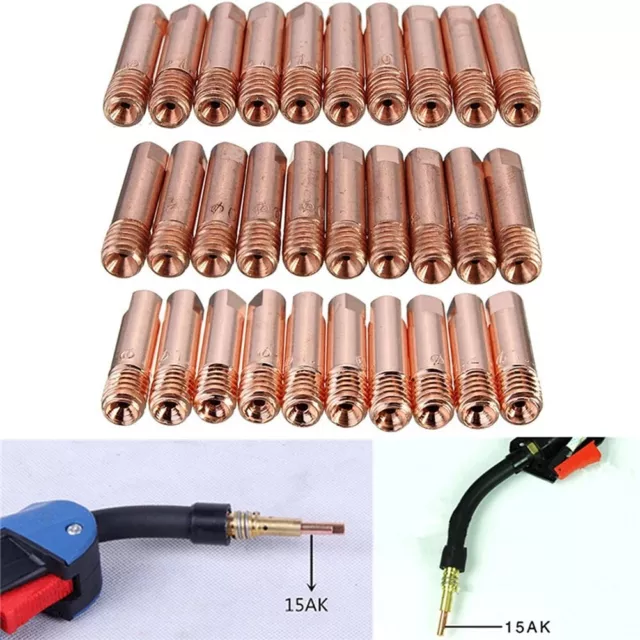 Alimentation améliorée par contact et fil avec buse à gaz torche de soudage M