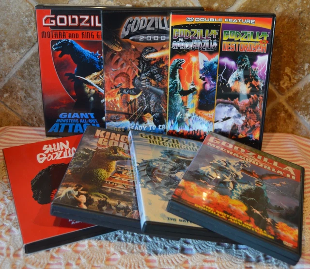 COLLECTION OF GODZILLA DVDs~GODZILLA, MOTHRA AND KING GHIDORAH~GODZILLA ...