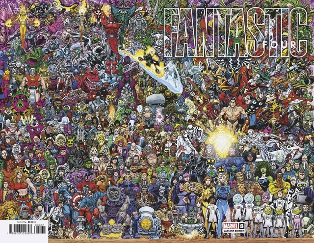 Fantastic Four #8 Koblish Wraparound Connecting Variant Comic NM PRESALE 6/7/23