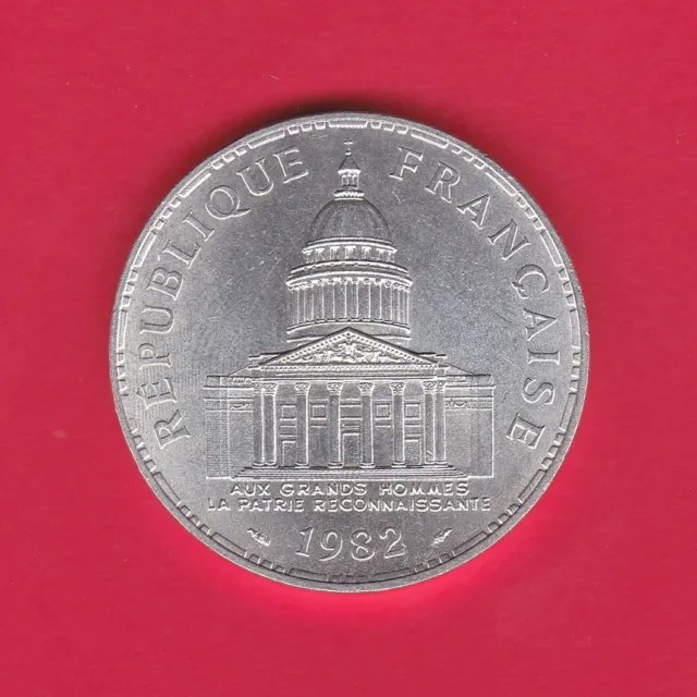Pièce de monnaie France : Panthéon 100 francs Argent, 1982, TTB