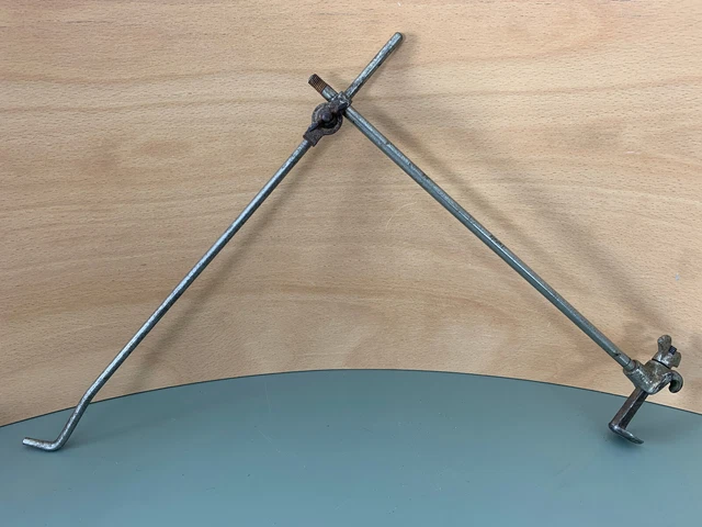 LUDWIG 20s 30s Vtg CYMBAL ARM Hanger Traps Hoop Clamp Mount Holder Part Nickel