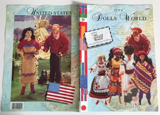 Its a Dolls World STRICKMUSTER 9 Mode Puppenkleidung Mexiko Spanien 609