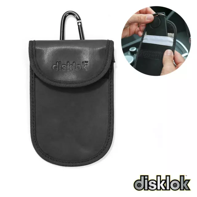 Dislok 14 cm Faraday Autoschlüssel Signal Block RFID schlüssellos Diebstahlsicherung Beutel Geldbörse