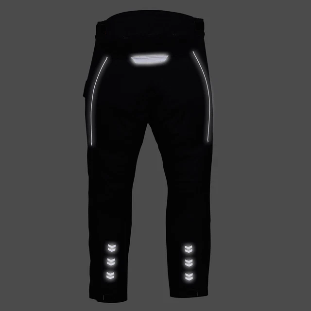 Motorradhose Touringhose Chaps Herren Cruiser Wasserdicht CE Protektoren Schwarz
