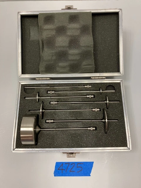 Complete Brookfield Engineering RV Spindle Set for Viscometers- 7 spindles +case Complete Brookfield Engineering RV Spindle Set for Viscometers- 7 spindles +case
