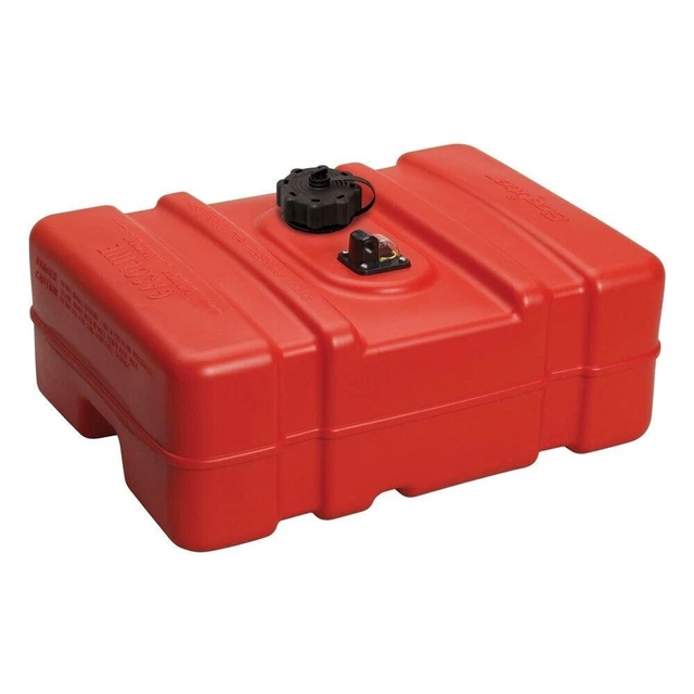 MARINE BOAT FUEL Tank Gas Can Storage Low Profile Container Portable 12