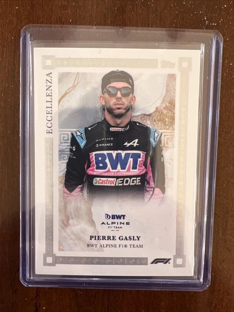 Pierre Gasly Bwt Alpine Team 2023 Topps Eccellenza F1 Formula 1
