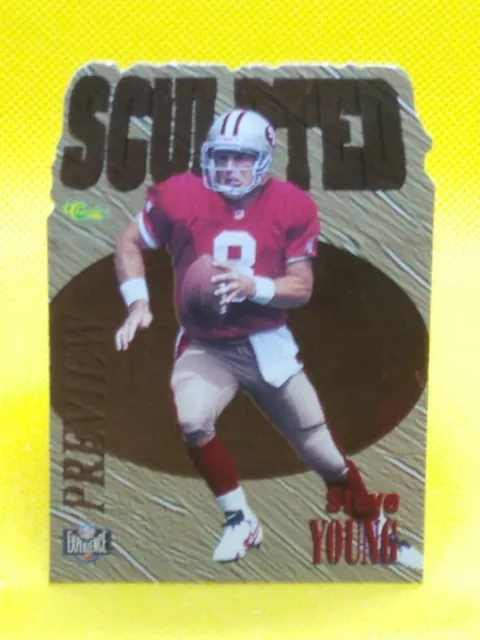 Steve Young 1996 NFL Experience PREVIEW CARD NX3 BYU Cougars San Francisco 49ers