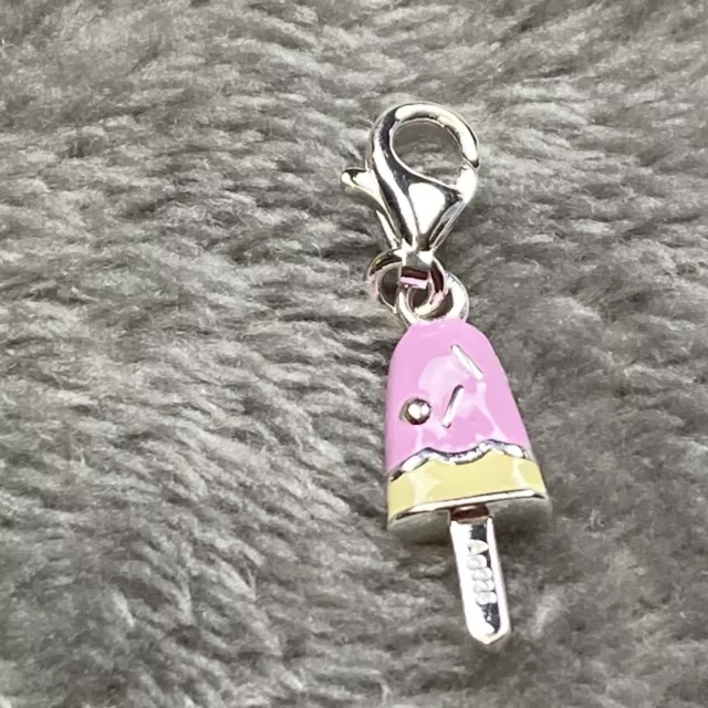 Thomas Sabo club charm popsicle with pink enamel jewelry silver 925