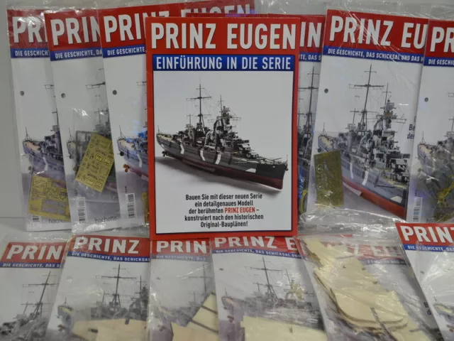 Hachette Prinz Eugen Modellbau Bausatz 1 - 140 Bauteile + Bauanleitung aussuchen