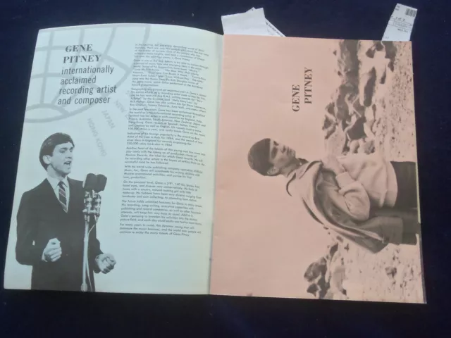 1960'S Gene Pitney Shower Of Stars Program - J 8380 2