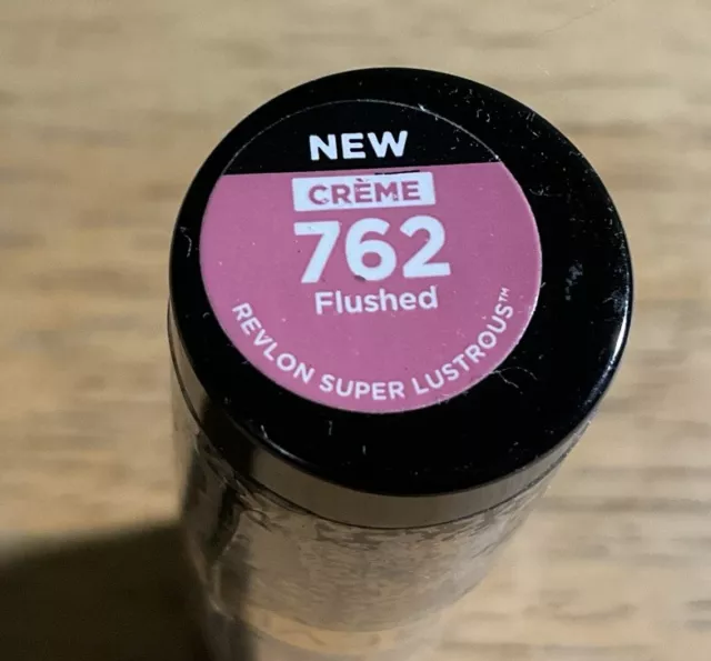 Revlon Super Lustrous Creme Lipstick #762 FLUSHED - SEALED NEW