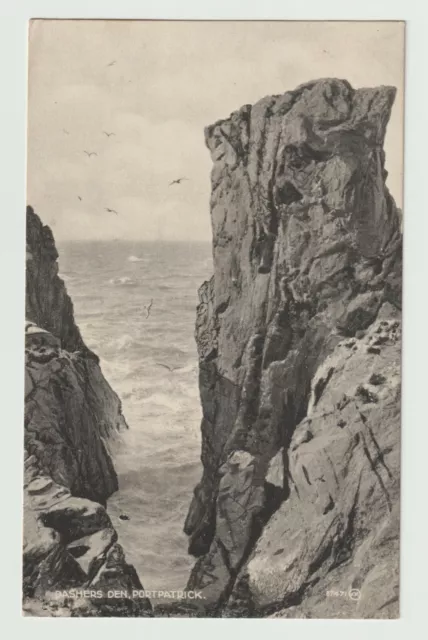 Postcard - E Brownlee - Dashers Den, Portpatrick, Scotland - c1926