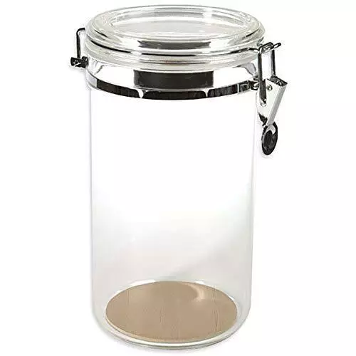 Prestige Import Group AJ25 25 Count Acrylic Humidor Jar with Humidifier and S...